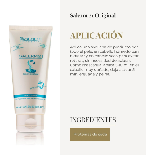 Salerm - *Salerm 21* - Condicionador Leave-in Silk Protein - 100ml
