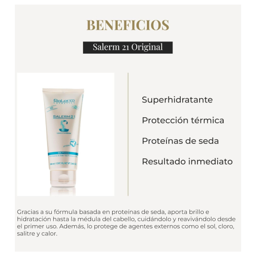Salerm - *Salerm 21* - Condicionador Leave-in Silk Protein - 100ml