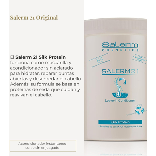 Salerm - *Salerm 21* - Máscara condicionadora Leave-in Silk Protein