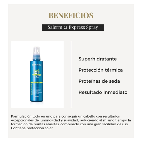 Salerm - *Salerm 21* - Máscara em spray Express Spray Silk Protein