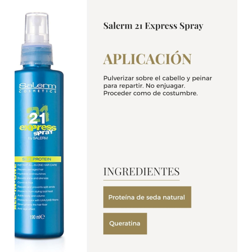 Salerm - *Salerm 21* - Máscara em spray Express Spray Silk Protein