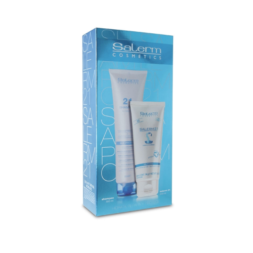 Salerm - *Salerm 21* - Conjunto Shampoo + Condicionador Silk Protein