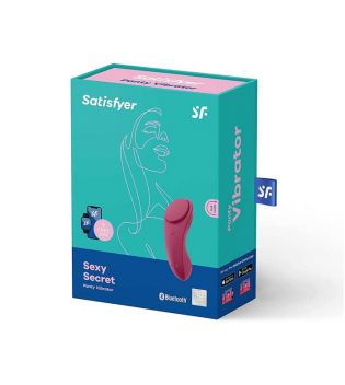 Satisfyer - Sexy Secret Estimulador de calcinha - Vermelho