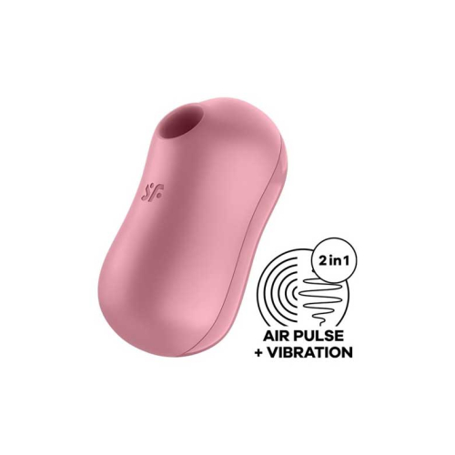 Satisfyer - Estimulador do clitóris Cotton Candy - Vermelho