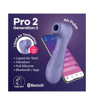 Satisfyer - Estimulador de clitóris Pro 2 Generation 3 App Connect - Violeta