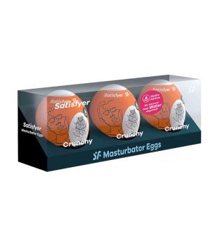 Satisfyer - Masturbator Egg Set Hydro Active - Crunchy