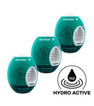 Satisfyer - Masturbador Egg Set Hydro Active - Naughty