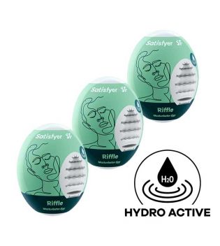 Satisfyer - Masturbador Egg Set Hydro Active - Riffle
