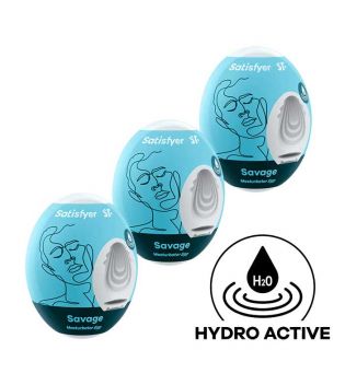 Satisfyer - Masturbador Egg Set Hydro Active - Savage