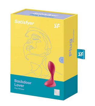 Satisfyer - Vibrador anal Backdoor Lover - Vermelho