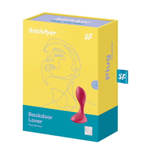 Satisfyer - Vibrador anal Backdoor Lover - Vermelho