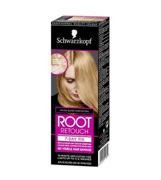 Schwarzkopf - Retoque de raiz semipermanente Root Retouch 7-Day Fix - Loiro Natural