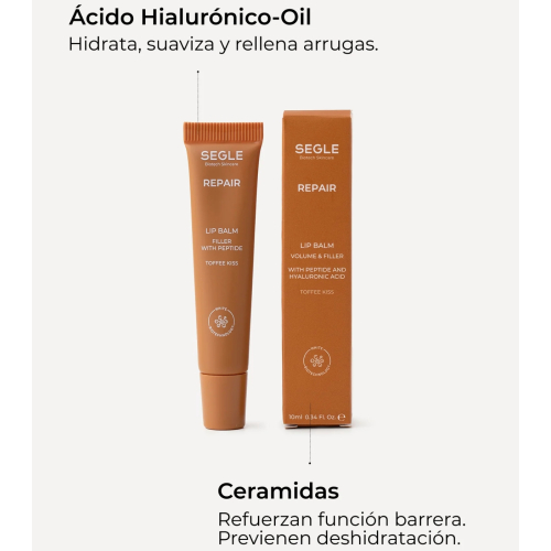 SEGLE - Bálsamo labial com peptídeos Repair - Toffee Kiss