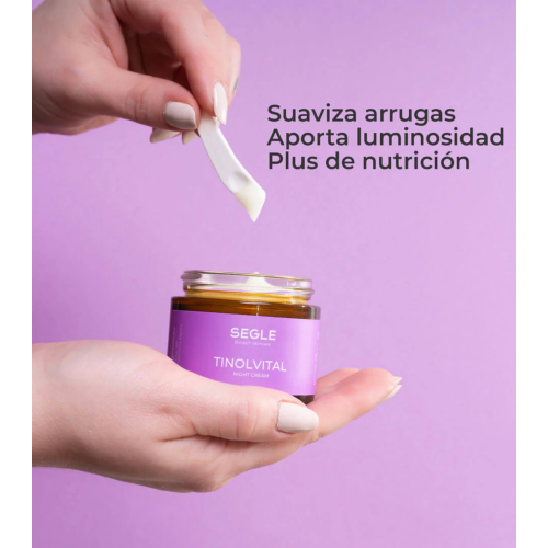 SEGLE - Creme facial noturno antienvelhecimento Tinolvital - Pele normal a seca