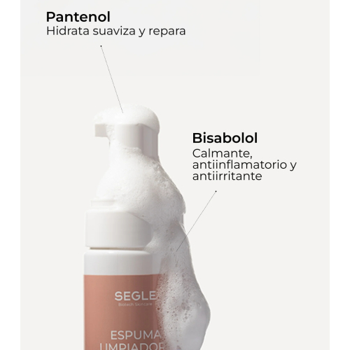 SEGLE - Espuma de limpeza hidratante antipoluição