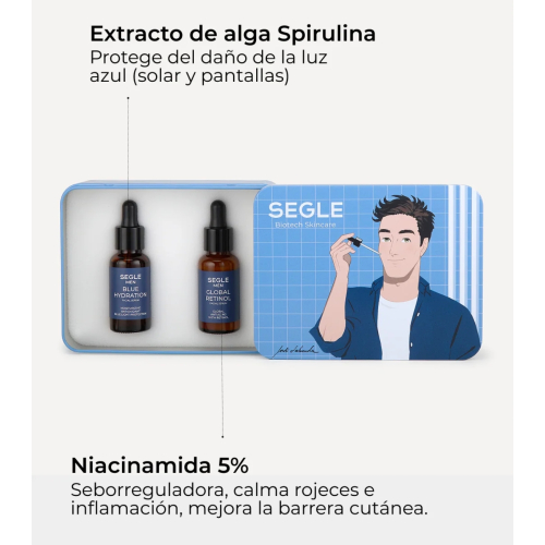 SEGLE - *Jordi Labanda* - Pack de hidratação e retinol Antiaging Men