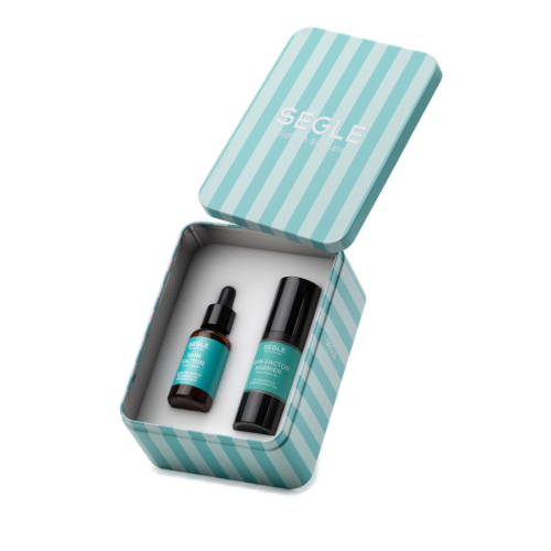 SEGLE - Pacote antienvelhecimento para pele sensível Sérum + Creme - Skin Factor