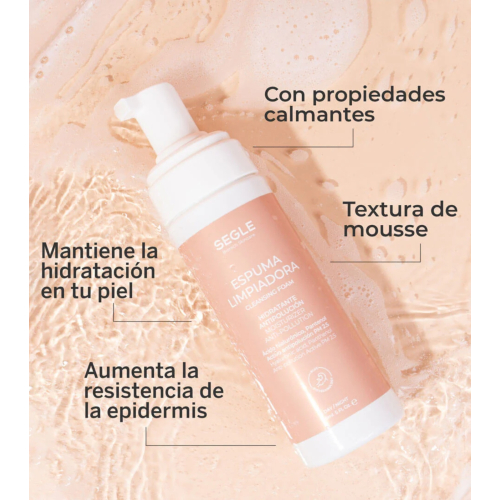 SEGLE - Pacote de limpeza duplo óleo desmaquilhante + espuma de limpeza