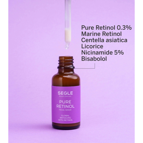 SEGLE - Pacote de vitamina D FPS30 + retinol - Todos os tipos de pele