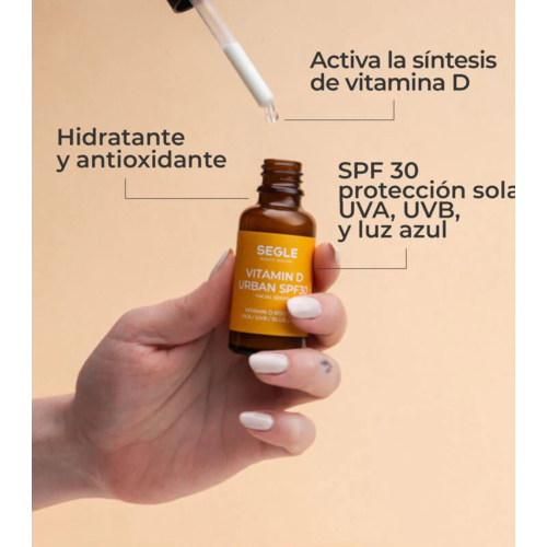 SEGLE - Pacote de vitamina D FPS30 + retinol - Todos os tipos de pele