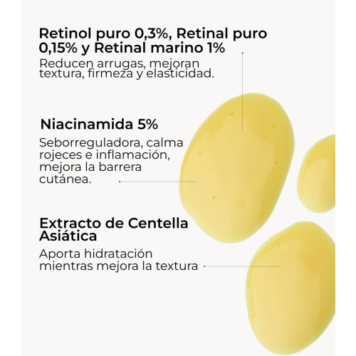SEGLE - Sérum facial noturno antienvelhecimento Tripe Retinol