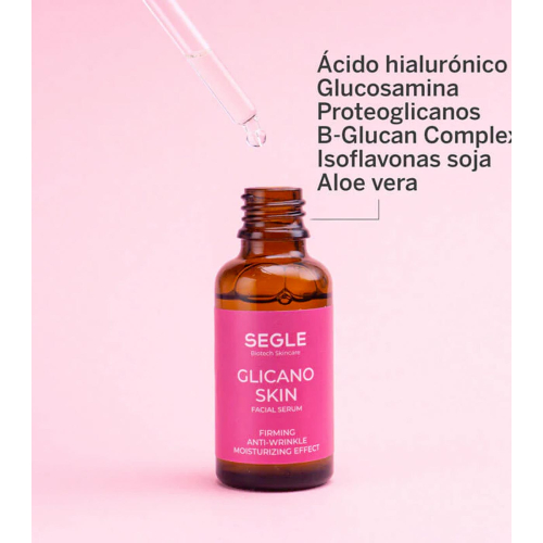 SEGLE - Sérum facial reafirmante e antirrugas  Glicano Skin