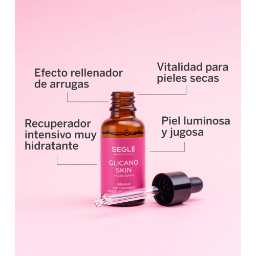SEGLE - Sérum facial reafirmante e antirrugas  Glicano Skin