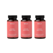 SEGLE - Conjunto de 3 suplementos alimentares Clear Skin Pro - 3x60 cápsulas