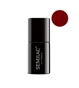 Semilac - Esmalte semipermanente - 343: Pretty Red Glitter