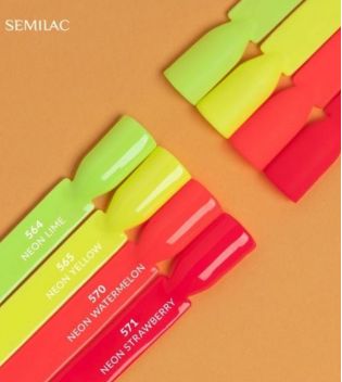 Semilac - Esmalte semipermanente - 571: Neon Strawberry