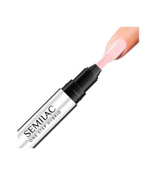 Semilac - Esmalte semipermanente em bastão Marker One Step Hybrid - S610: Barely Pink