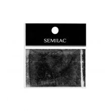 Semilac - Folha de transferência para Nail Art - 06: Black Lace foil