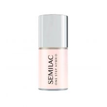 Semilac - *Skin Tone* - One Step Hybrid Semi-Permanent Polish - S257: Naked Glitter Rose