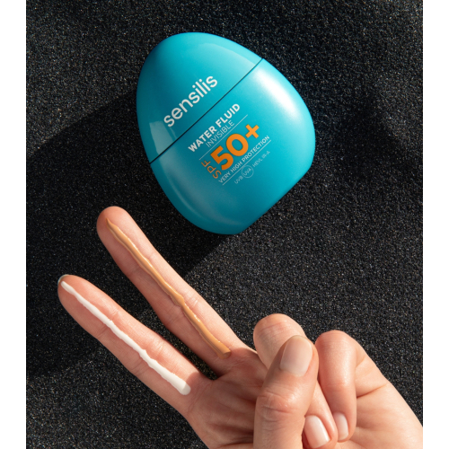 Sensilis - Protetor solar facial com cor Water Fluid SPF50+