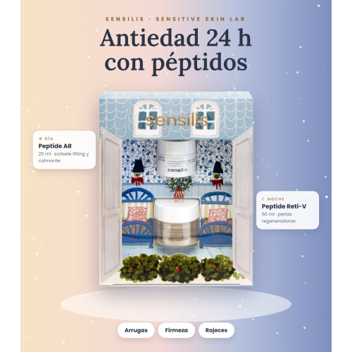 Sensilis - *Xmass* - Conjunto de creme Peptide AR + pérolas Peptide Reti-V