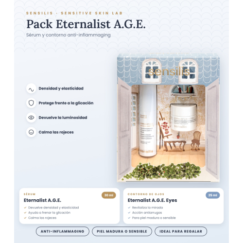 Sensilis - *Xmass* - Set Eternalist AGE de sérum antienvelhecimento + Complexo revitalizante