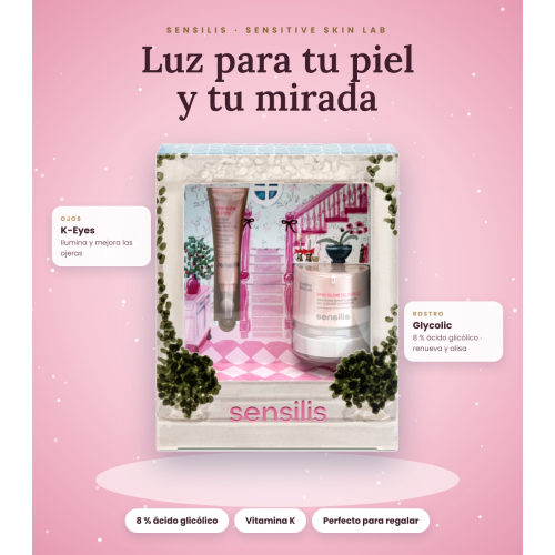 Sensilis - *Xmass* - Conjunto Skin Glow de gel facial + Tratamento de olheiras