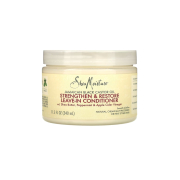 Shea Moisture - Condicionador sem enxágue que fortalece e restaura - Óleo de rícino preto jamaicano