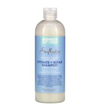 Shea Moisture - Shampoo Hidratante + Reparador 577ml - Manuka mel e iogurte