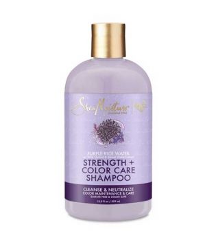 Shea Moisture - Shampoo de Proteção da Cor Strength + Color Care - Água de Arroz Roxo