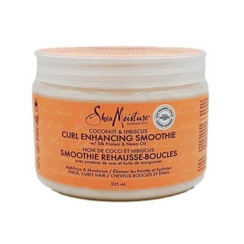 Shea Moisture - Creme definidor de cachos Curl Enhancing Smoothie 325g - Coco e Hibisco