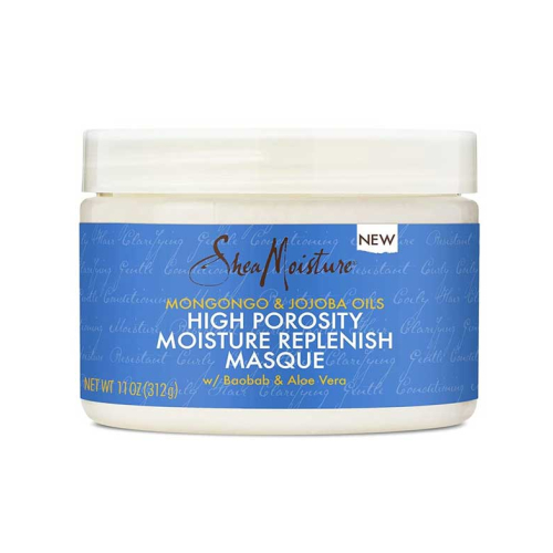 Shea Moisture - Máscara hidratante para cabelo com porosidade elevada - Óleos de mongongo e jojoba