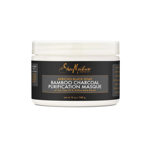Shea Moisture - Máscara purificadora - Sabonete negro africano e carvão de bambu