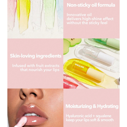 SHEGLAM - Óleo Hidratante Labial Jelly Wow - Loco for Coco