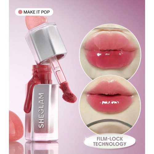 SHEGLAM - Brilho labial Glass Lock Air - Make lt Pop