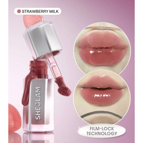 SHEGLAM - Brilho labial Glass Lock Air - Strawberry Milk