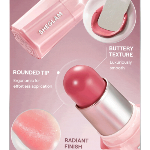 SHEGLAM - Blush em bastão Buttery Bliss - Guava Juice