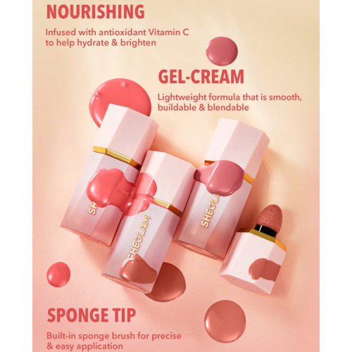 SHEGLAM - Blush Líquido Color Bloom - Rose Ritual