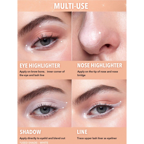 SHEGLAM - Delineador Big N' Bright - Blanco