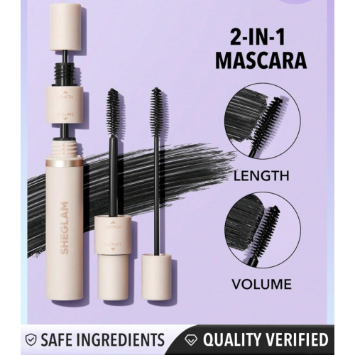 SHEGLAM - Máscara para cílios 2 em 1 Lash Besties - Lash Besties 2-In-1